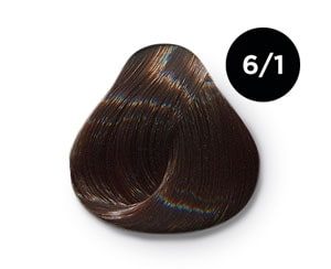 OLLIN color 6/1 темно-русый пепельный 60мл перманентная крем-краска для волос